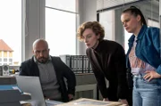 Mads Andersen (Dar Salim), Linda Selb (Luise Wolfram), Liv Moormann (Jasna Fritzi Bauer, vlnr.) ermitteln akribisch.