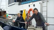 Nils Theede (Jonas Laux), Katrin Börensen (Claudia Schmutzler) und Holger Nienberg (Karsten Mielke).