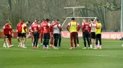 Fußballtraining am Geißbockheim.