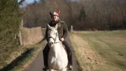Waldi beim Ausritt