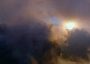 Sonnenuntergang über den Dolomiten.