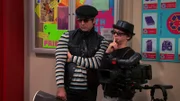 L-R: Captain Man / Ray Manchester (Cooper Barnes), Henry Hart (Jace Norman)