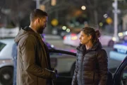 L-R: Omar Adom 'OA' Zidan (Zeeko Zaki); Maggie Bell (Missy Peregrym)