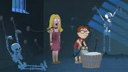 Francine, l.; Steve, r.