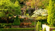 So hat der Handwerskkünstler Peter Berg seinen eigenen Garten angelegt.