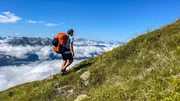 Peter Holzer, Hike and Fly, am Weg zum Nassfeldriegel