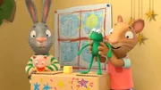 Posy und Froschi rocken die Bühne - Pip ist nicht amüsiert.