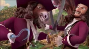Captain Hook und sein verunglückter Doppelgänger.