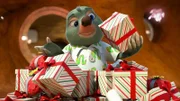 Moley weiß vor lauter Glück nicht wie ihm geschieht. Kann ein Tag schöner beginnen, als mit ganz vielen Geschenken?