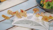 Selbstgemachte Orangenschlecker