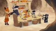 Margret und Edmund feiern mit den Kindern den besonderen Geschenketag.