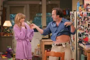 Party" - When Cheryl's prim and proper bachelorette party disappoints Dana, Jim and Andy treat Dana to a rowdy night she'll never forget - but now will she make it to the wedding? -- on "According to Jim," TUESDAY, MAY 10 (9:00-9:30 p.m., ET), on the ABC Television Network. (ABC/MICHAEL ANSELL) COURTNEY THORNE-SMITH, JIM BELUSHI