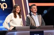 Die Kandidat:innen des Teams "Börse": Anja Kohl (l.) und Markus Gürne (r.).