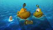 Timmy erzählt seinen Freunden Bess und Bobsie, dass er seinem großen Vorbild U-Boot D ein paar seltene Muschelgehäuse schenken will.
