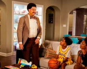 (v.l.i): Marcus Scribner (Andre ‚Junior‘ Johnson jr.), Miles Brown (Jack Johnson), Marsai Martin (Diane Johnson).