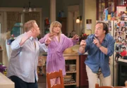Party" - When Cheryl's prim and proper bachelorette party disappoints Dana, Jim and Andy treat Dana to a rowdy night she'll never forget - but now will she make it to the wedding? -- on "According to Jim," TUESDAY, MAY 10 (9:00-9:30 p.m., ET), on the ABC Television Network. (ABC/MICHAEL ANSELL) LARRY JOE CAMPBELL, COURTNEY THORNE-SMITH, JIM BELUSHI