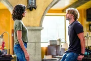 Kensi Blye (Daniela Ruah, l.); Marty Deeks (Eric Christian Olsen, r.)