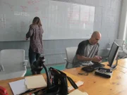 Tina and Polo are at work.