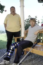 Korbinian Hofer (Josef Hannesschläger, li.) und Martin Bach (Philipp Moog)