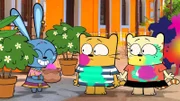 Ollie und Moon geraten in Indien in das Holi-Festival.
