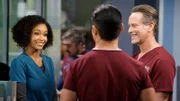Chicago Med Staffel 6 Folge 8 Er stellt ihr seinen ehemaligen Chef vor: Yaya DaCosta als April Sexton, Brian Tee als Dr. Ethan Choi, Steven Weber als Dr. Dean Archer