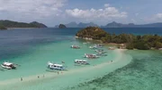 Schlangeninsel vor der Küste von El Nido auf Palawan.