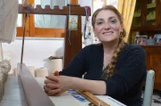 Giuseppina Pes ist sehr gläubig und widmet ihre Handwerks-Webkunst dem heiligen Antiochus.