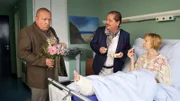 Jan Reuter (Udo Kroschwald), Martin Boldt (Jürgen Tarrach) und Dr. Helene Sturbeck (Katharina Blaschke).
