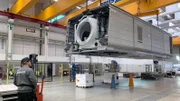 Die E-Gondel für Windräder von Enercon, 80 Tonnen schwer. Auch bei der Energiewende sind wir von China abhängig.