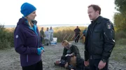 Joggerin (Linda Kochbeck) und Kai Timmermann (Mathias Junge).