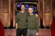 treten bei "Wer weiß denn sowas?" als Kandidaten an: Der Schauspieler, Drehbuchautor und Filmregisseur Florian David Fitz (l.) und der Schauspieler Jürgen Vogel (r.).