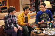 Jeder für sich hat so seine ganz eigenen Probleme: Sheldon, Rajesh und Howard ...