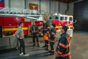 (v.l.n.r.) T.K. Strand (Ronen Rubinstein); Paul Strickland (Brian Michael Smith); Judd Ryder (Jim Parrack); Marjan Marwani (Natacha Karam); Mateo Chavez (Julian Works)
