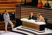 (v.l.n.r.) Jörg Pilawa; Jeanette Biedermann; Pascal Hens