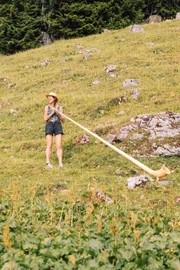 Staller (Helmfried von Lüttichau) ist am Waldrand auf Spurensuche.