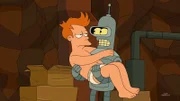 Was ist nur mit Bender (r.) und Fry (l.) los?