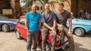 V.l.: Chris Harris, Paddy McGuiness, Freddie Flintoff