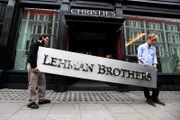 Die Pleite der Investmentbank Lehman Brothers am 15. September ist einer der größten Konkursfälle der Geschichte.