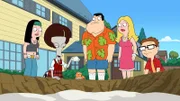 L-R: Hayley, Roger, Klaus, Stan, Francine, Steve.
