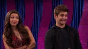 L-R: Phoebe Thunderman (Kira Kosarin), Max Thunderman (Jack Griffo)