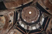 Wandmalerei an der Decke der Kirche der Heimsuchung im Pazaislis-Kloster, dem prächtigsten Beispiel italienischer Barockarchitektur in Litauen