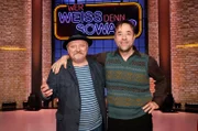 Als Kandidaten zu Gast bei "Wer weiß denn sowas?": Der Schauspieler Axel Prahl und der Schauspieler Jan Josef Liefers.