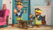 Mr. Brown und Paddington.