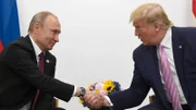 Shakehands beim G20-Gipfel in Japan im Juni 2019. Angeblich versteht sich Donald Trump bis heute gut mit Wladimir Putin. Ist Russlands autokratischer Herrscher ein Vorbild für den US-Präsidenten?