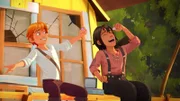 Tom und Huck hecken etwas aus.
