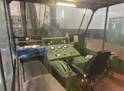 Blick in die Kabine im Maschinenhaus