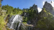 Der Schleifer Wasserfall in der Palfauer Wasserloch Klamm fuer ServusTV's Heimatleuchten - Steiermark.
