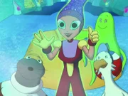 Vorne, L-R: Balty, Neptuna, Ponto