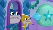 v.li.: Daddy Shark, Baby Shark