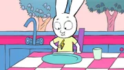 Simon ist stolz auf sein "Super-T-Shirt". Für ihn ist es "das schnellste T-Shirt der Welt".